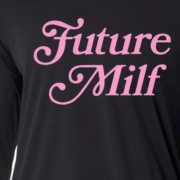 Future Milf Funny Cooling Performance Long Sleeve Crew