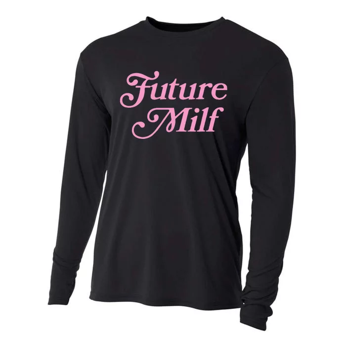 Future Milf Funny Cooling Performance Long Sleeve Crew