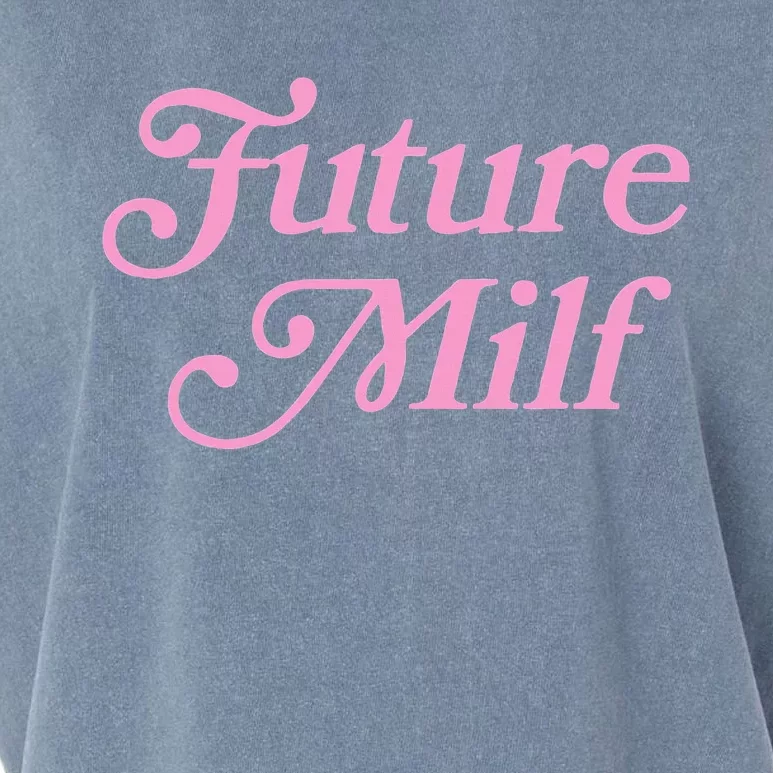 Future Milf Funny Garment-Dyed Women's Muscle Tee