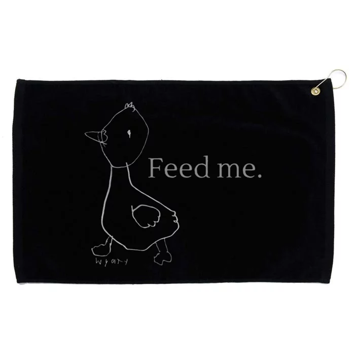 Feed Me Grommeted Golf Towel