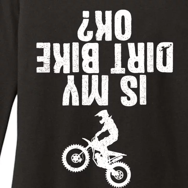 Funny Motorcycle For Men Women Kids Dirtbike Riders Womens CVC Long Sleeve Shirt