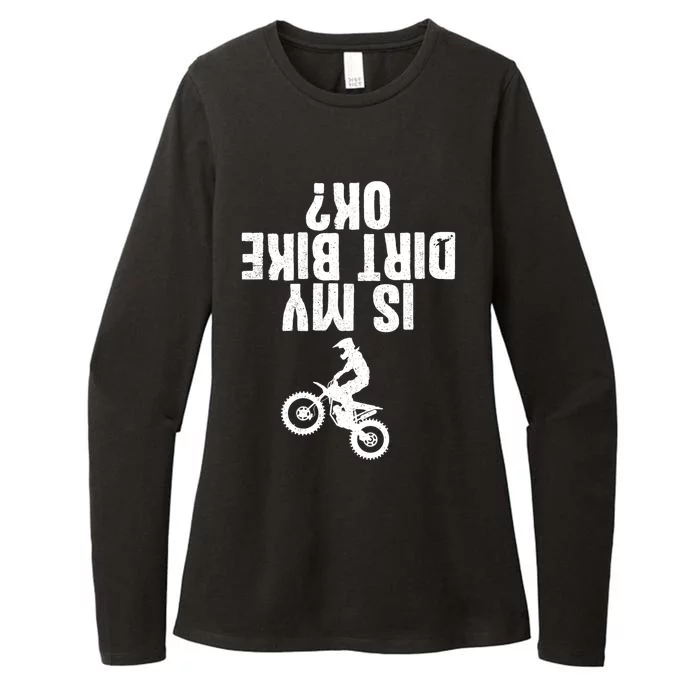 Funny Motorcycle For Men Women Kids Dirtbike Riders Womens CVC Long Sleeve Shirt