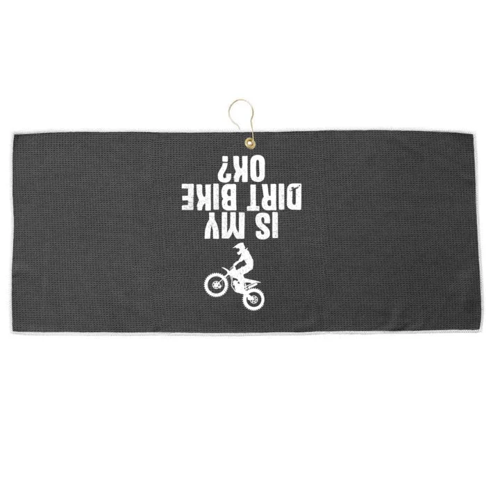 Funny Motorcycle For Men Women Kids Dirtbike Riders Large Microfiber Waffle Golf Towel