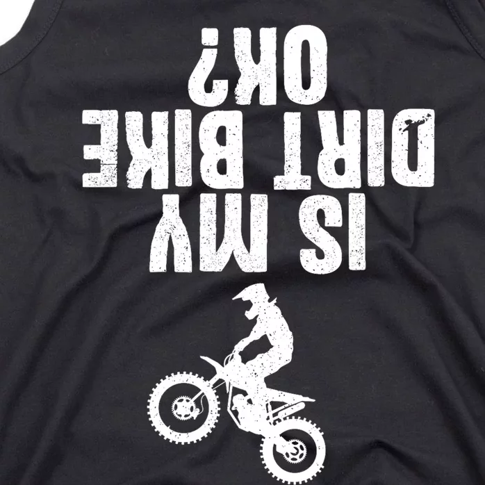 Funny Motorcycle For Men Women Kids Dirtbike Riders Tank Top