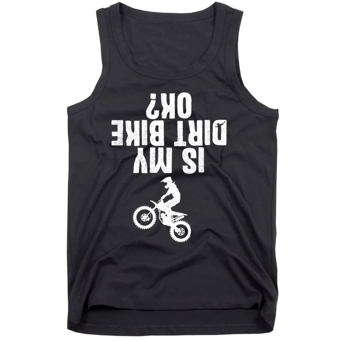 Funny Motorcycle For Men Women Kids Dirtbike Riders Tank Top