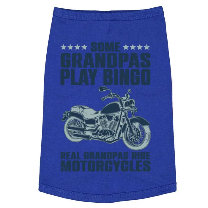 Funny Motorcycle For Grandpa Dad Motorcycle Lovers Riders Cool Gift Doggie Tank