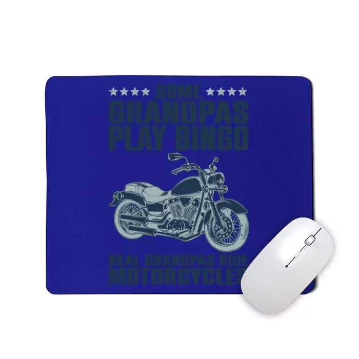 Funny Motorcycle For Grandpa Dad Motorcycle Lovers Riders Cool Gift Mousepad