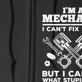 Funny Mechanic For Dad Car Auto Diesel Automobile Garage Full Zip Hoodie