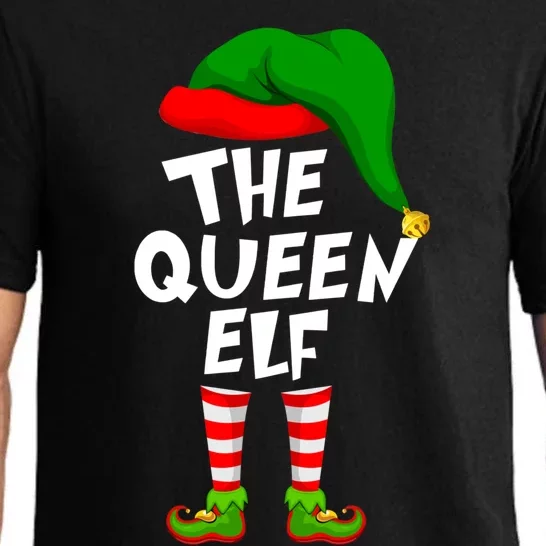 Funny Matching Family Christmas The Queen Elf Great Gift Pajama Set