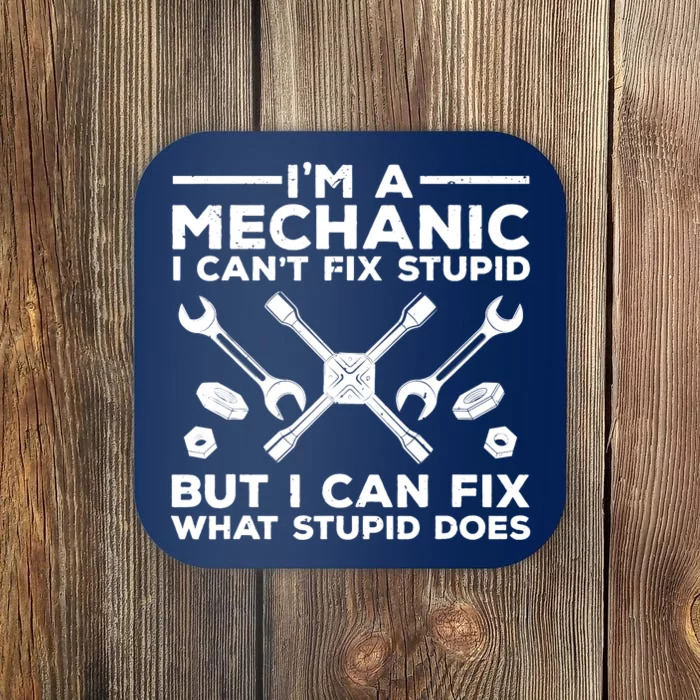 Funny Mechanic For Dad Car Auto Diesel Automobile Garage Coaster