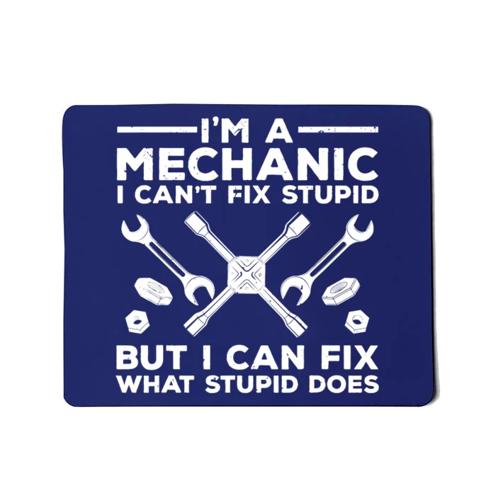 Funny Mechanic For Dad Car Auto Diesel Automobile Garage Mousepad