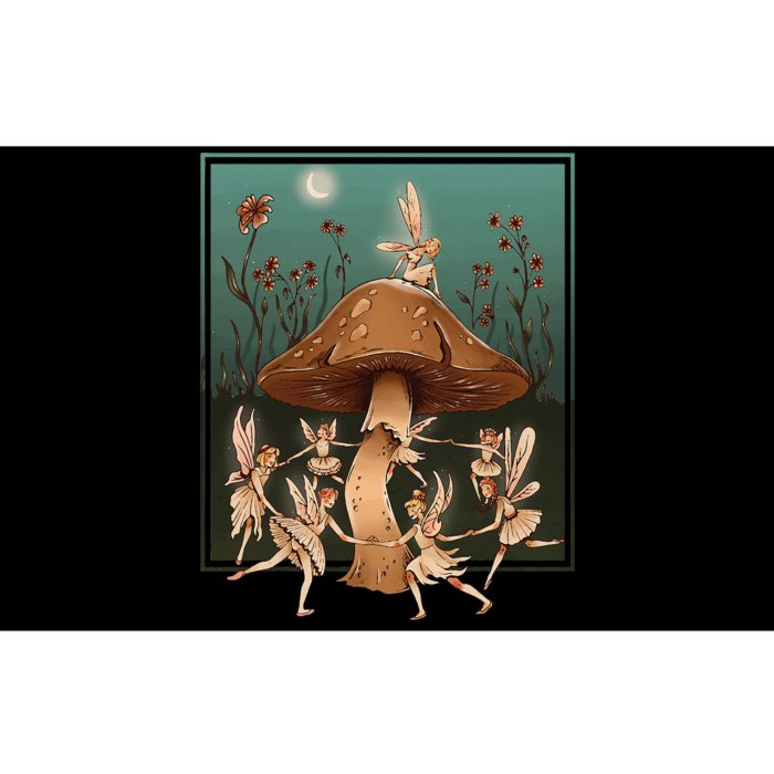 Fairies Mushroom Bumper Sticker