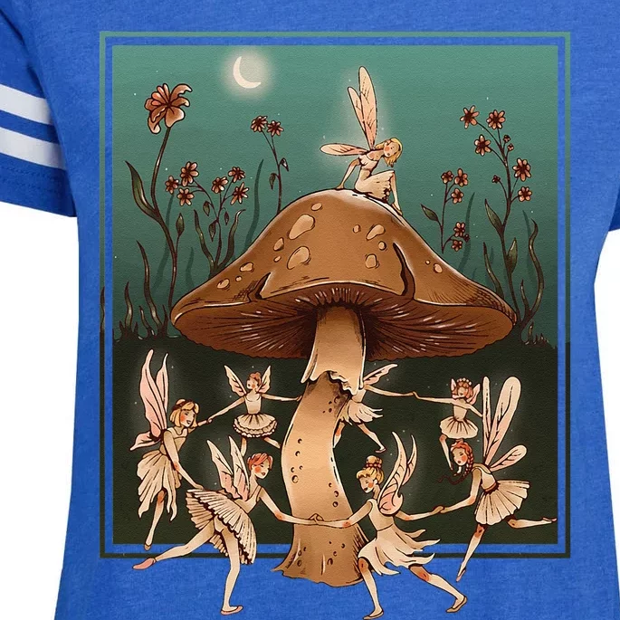 Fairies Mushroom Enza Ladies Jersey Football T-Shirt