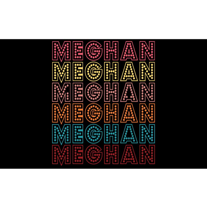 Funny Meghan First Name Meghan Retro Bumper Sticker