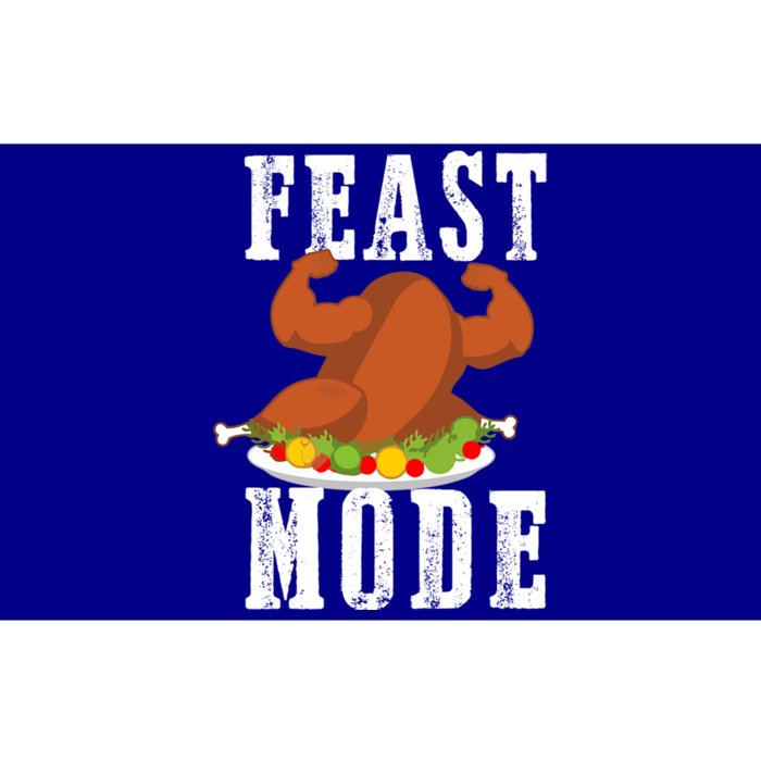 Feast Mode Funny Turkey Muscle Flex Thanksgiving Gift Bumper Sticker