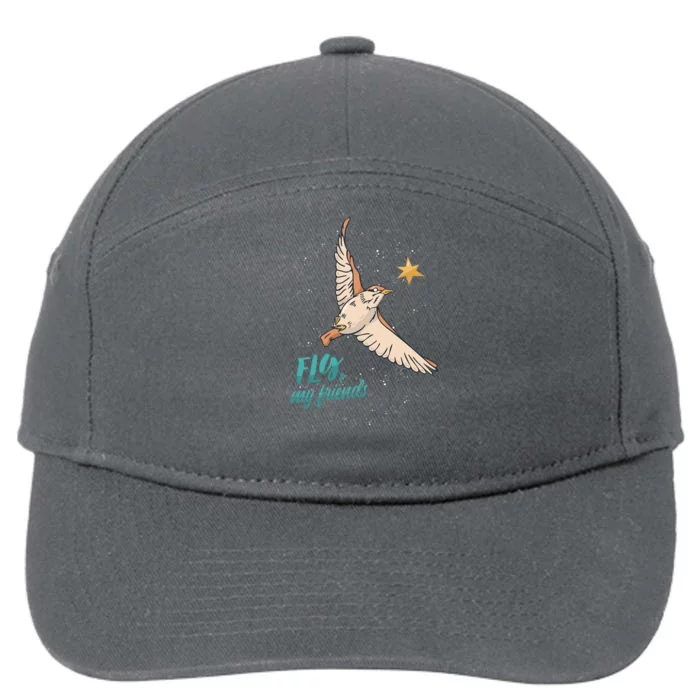 Fly My Friends Bird Star 7-Panel Snapback Hat