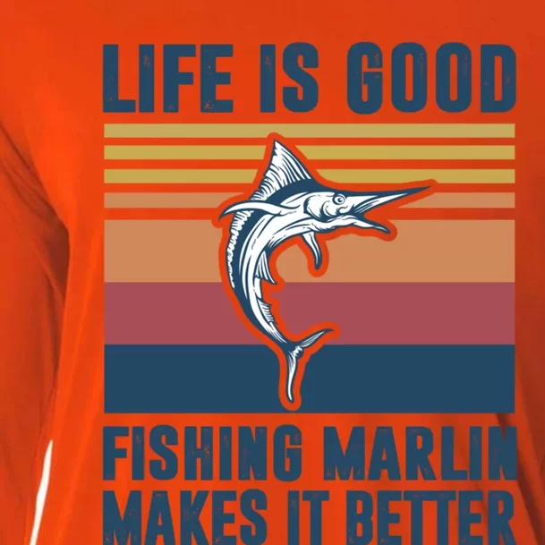 Freshwater Marlin Fish Marlin Fishing Gifts Cooling Performance Long Sleeve Crew