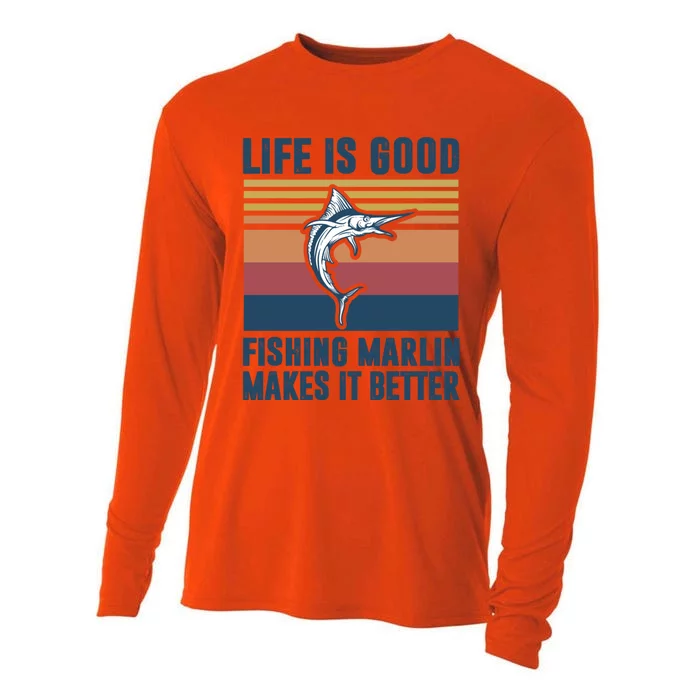 Freshwater Marlin Fish Marlin Fishing Gifts Cooling Performance Long Sleeve Crew