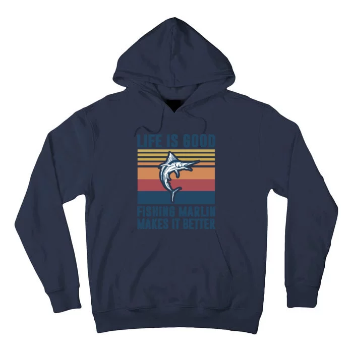 Freshwater Marlin Fish Marlin Fishing Gifts Tall Hoodie