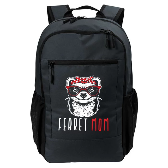 Ferret Mom Funny Animal Lover Weasel Mother Mama Funny Gift Daily Commute Backpack