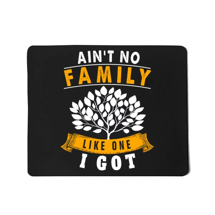 Funny Matching Family Gift Aint No Family Like The One I Got Mousepad