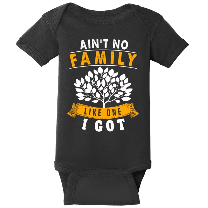 Funny Matching Family Gift Aint No Family Like The One I Got Baby Bodysuit