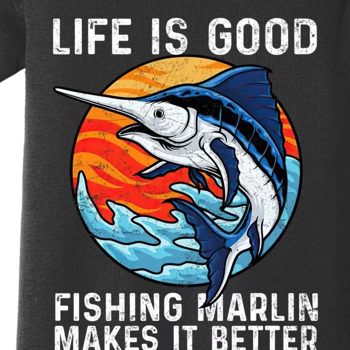 Freshwater Marlin Fish Marlin Fishing Gifts Baby Bodysuit