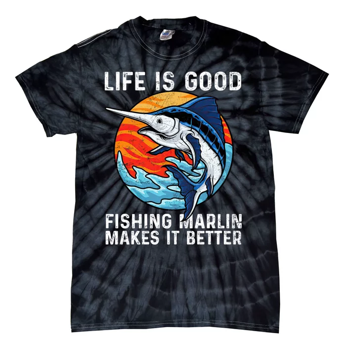 Freshwater Marlin Fish Marlin Fishing Gifts Tie-Dye T-Shirt