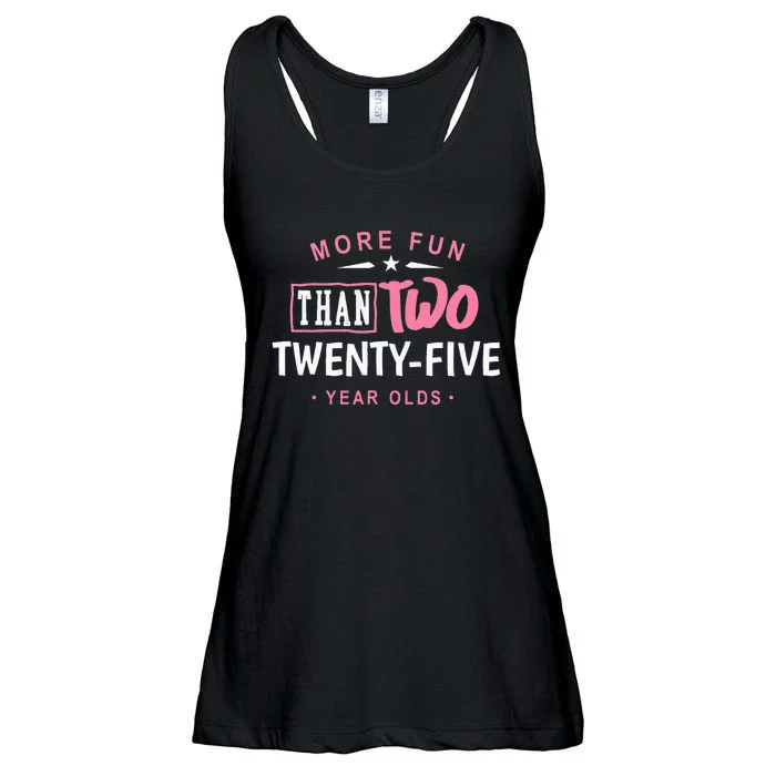 Funny More Fun Than Two 25 Year Old 50th Birthday Ladies Essential Flowy Tank