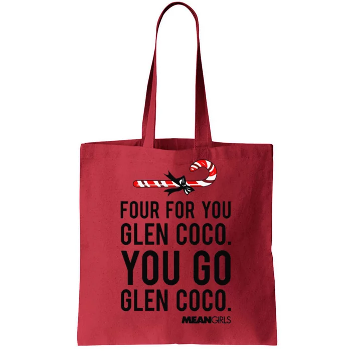 Funny Mean Four For Glen Coco You Go Funny Gift Tote Bag