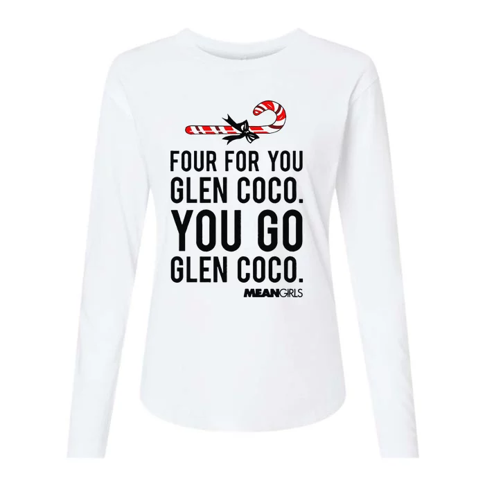 Funny Mean Four For Glen Coco You Go Funny Gift Womens Cotton Relaxed Long Sleeve T-Shirt