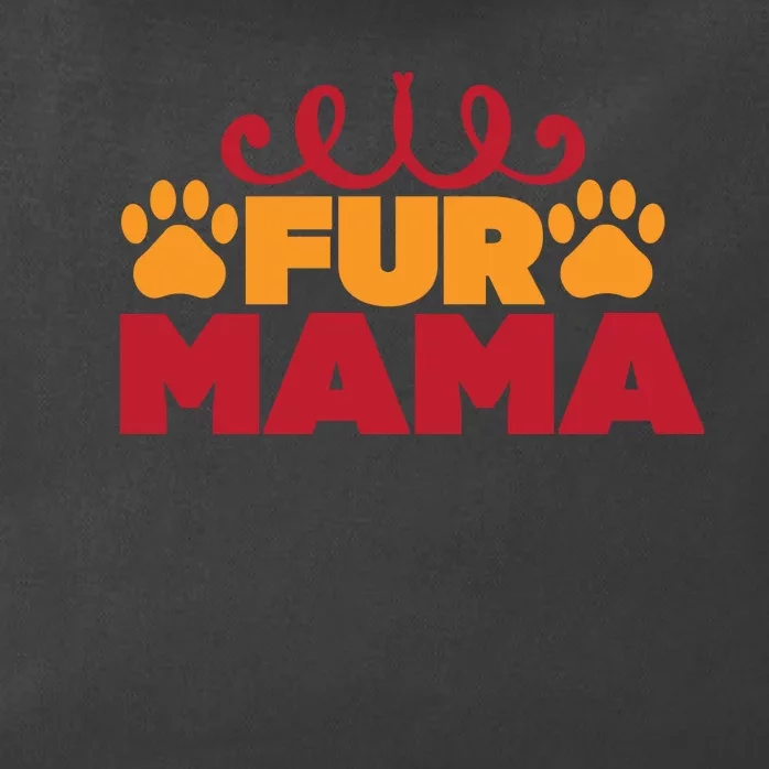 Fur Mama Zip Tote Bag