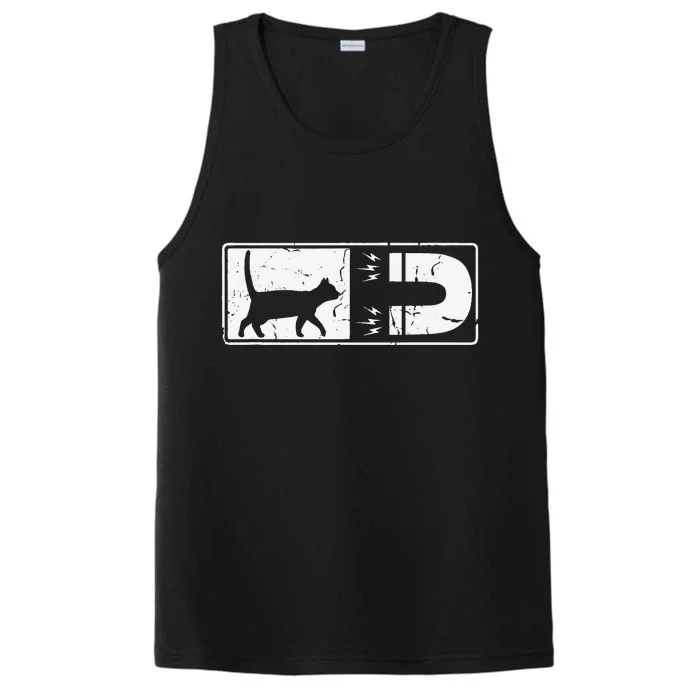 Funny Magnet For Pussy Cat Lover Valentines Day Performance Tank