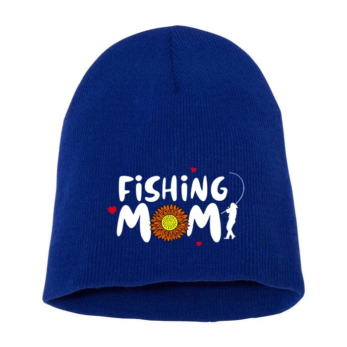 Fishing Mom Gift Short Acrylic Beanie