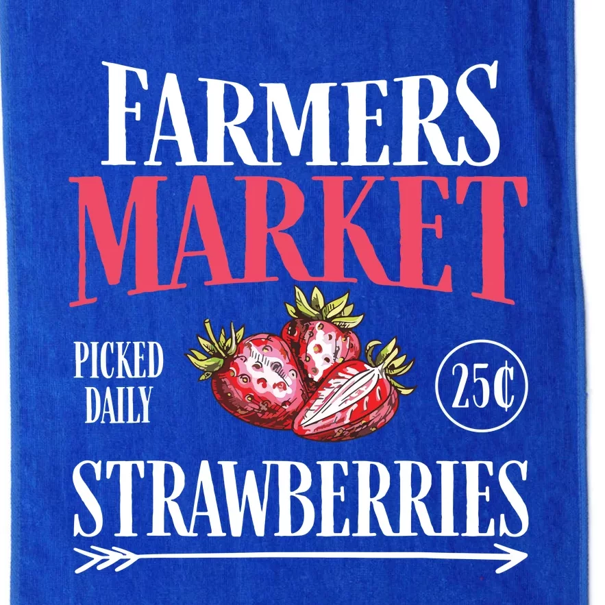 Farm Market Garden Strawberry Farmers Delicious Fruit Lover 8911 Platinum Collection Golf Towel