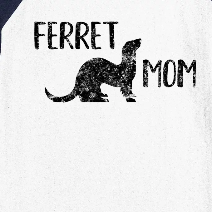 Ferret Mom Gift For The Ferret Lover And Enthusiasts Great Gift Baseball Sleeve Shirt