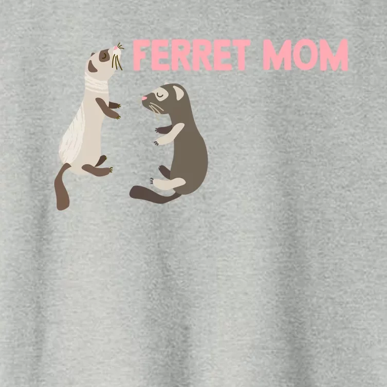 Ferret Mom Gift Women's Crop Top Tee