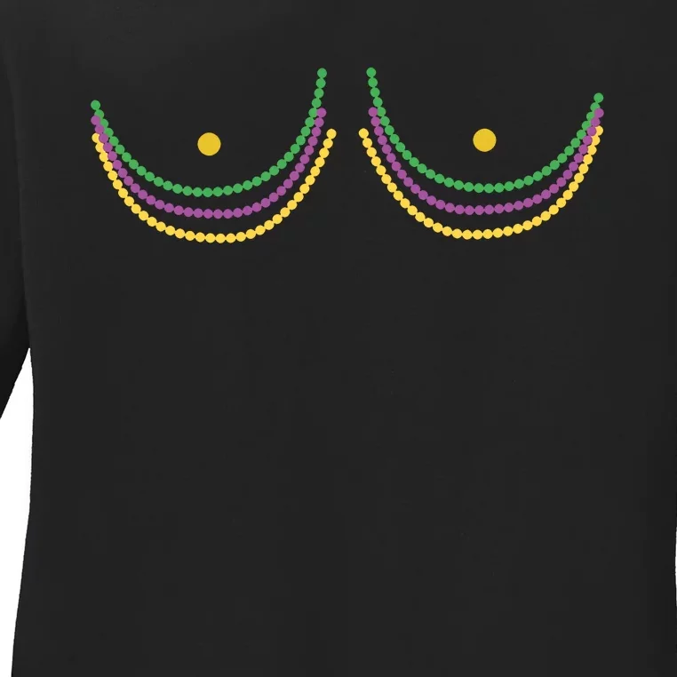 Funny Mardi Gras Carnival Lover Ladies Long Sleeve Shirt