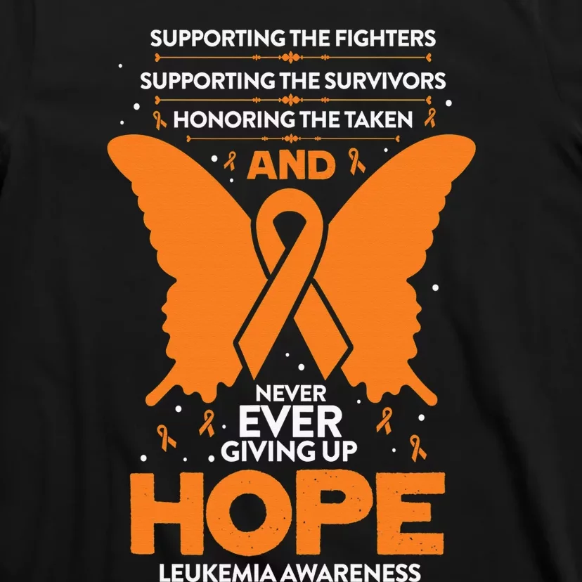 Faith My God Is Stronger Than Leukemia Awareness Ribbon T-Shirt