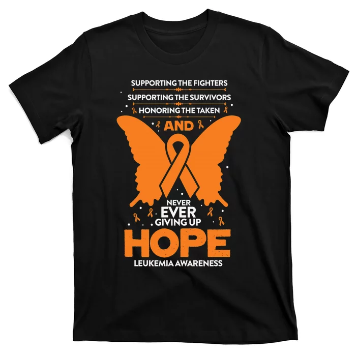 Faith My God Is Stronger Than Leukemia Awareness Ribbon T-Shirt