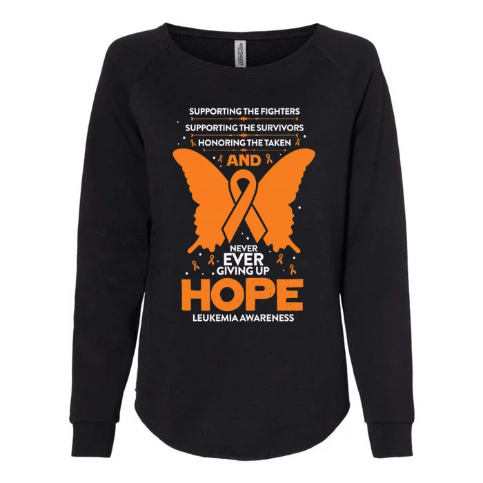 Faith My God Is Stronger Than Leukemia Awareness Ribbon Womens California Wash Sweatshirt