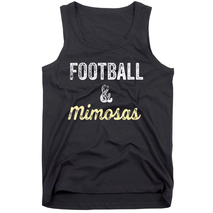 Football & Mimosas Gift Game Day Sunday Mom Wife Sports Tank Top