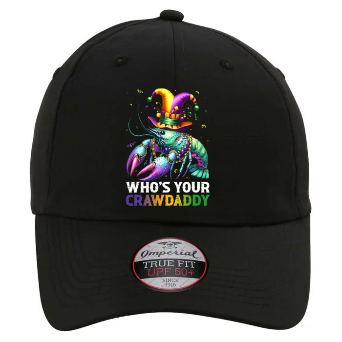 Funny Mardi Gras Whos Your Crawdaddy Crawfish Jester Beads The Original Performance Cap