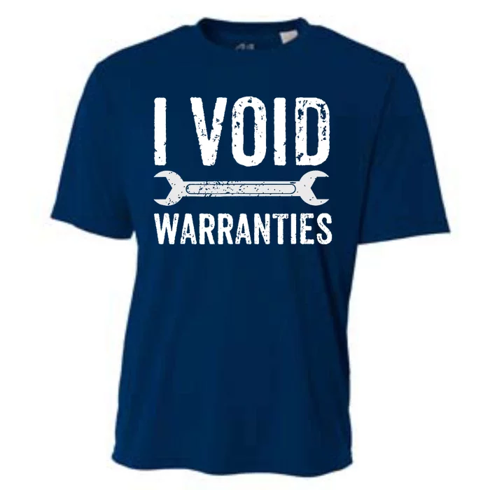 Funny Mechanic Gifts For Him I Void Warranties Cooling Performance Crew T-Shirt