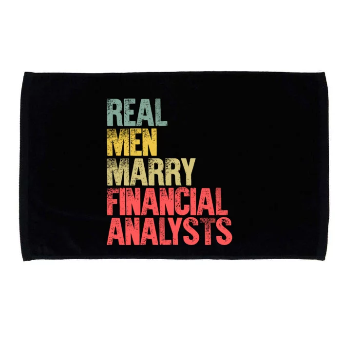 Funny Marriage Gift Real Marry Financial Analysts Gift Microfiber Hand Towel