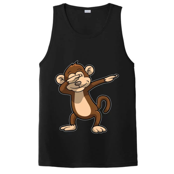 Funny Monkey Gift For Birthday Tees Performance Tank