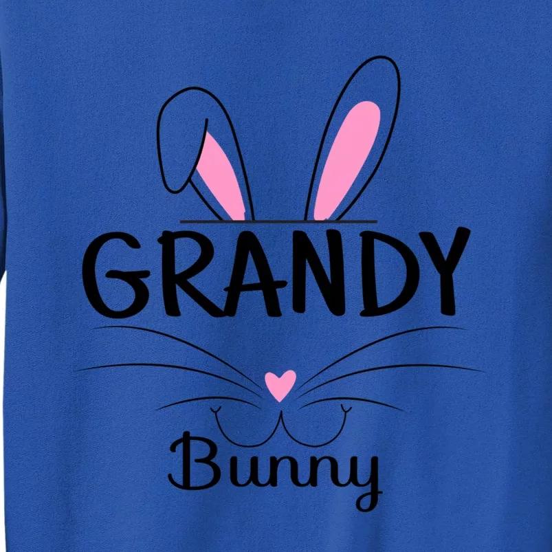 Family Matching Grandy Bunny Graphic Easter Costume Grandy Gift Tall Sweatshirt