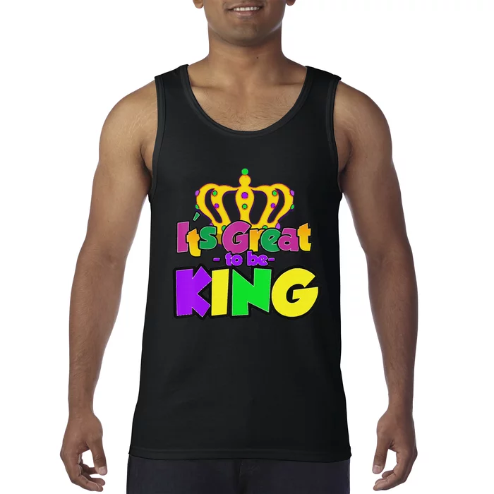 Fancy Mardi Gras Party funny festival Tank Top