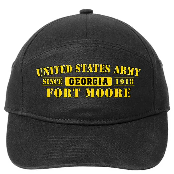 Fort Moore Georgia Ga Ft Moore Basic Combat Training 7-Panel Snapback Hat