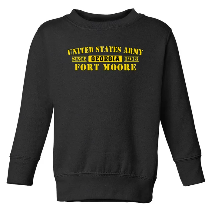 Fort Moore Georgia Ga Ft Moore Basic Combat Training Toddler Sweatshirt